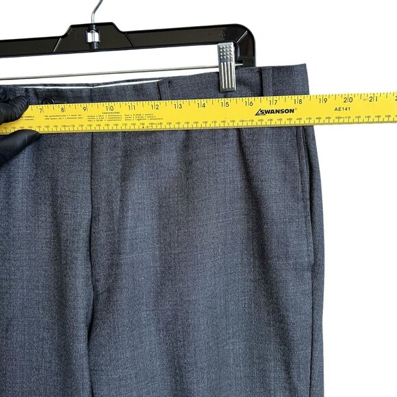 Lauren Ralph Lauren Mens 36x34L 100% Wool Trousers Charcoal Gray Quiet Luxury - Picture 8 of 14